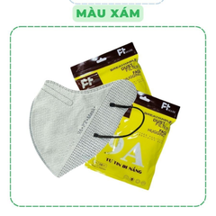 KHẨU TRANG PT MASK  - Chống nắng gói 10 Xám