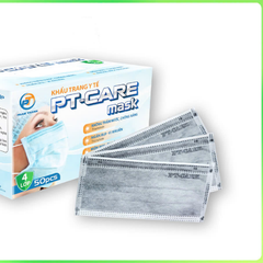 KHẨU TRANG PT MASK  - Chống nắng gói 10 Xám
