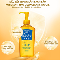 Kosé Softymo Dầu Tẩy Trang Deep Cleansing Oil