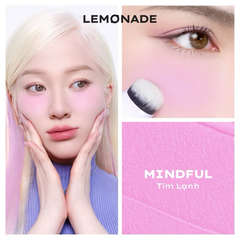 Lemonade Má Kem Mịn Lì 2 đầu Perfect Couple Blush - Love Edition 3