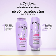 L'oreal Elseve Set Gội - Xả Hyaluron Moisture 400ml