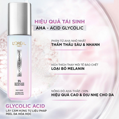 L'Oreal Nước Cân Bằng Glyco Peeling Water 128ml