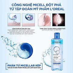 L'Oreal Tẩy Trang Sạch Sâu 3in1 400ml