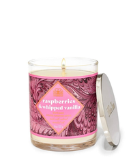 Bath & Body Works Nến thơm 1 bấc - Rapsberries & Whipped Vanilla