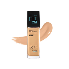 Maybelline Kem Nền Fit Me Matte Poreless Foundation SPF 22 - 220
