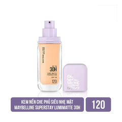 Maybelline Kem Nền Superstay Lumi Matte #120