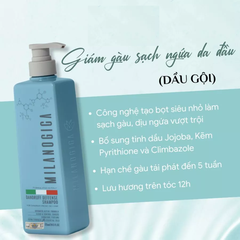 Milanogica Dầu Gội Dandruff Defense 725ml