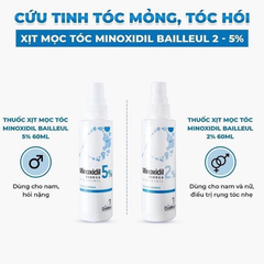 Minoxidil Bailleul Xịt mọc tóc  2%