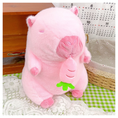 Móc Khoá Cabybara Rút Cà Rốt