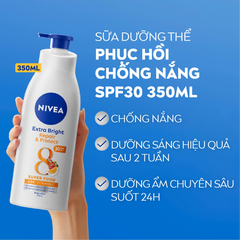 Nivea Sữa Dưỡng Thể Extra Bright Repair & Protect SPF30