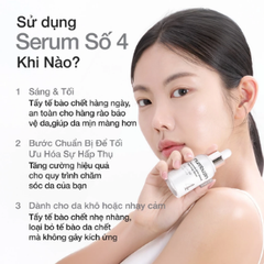 Numbuzin Tinh Chất Tẩy Tế Bào Chết Căng Bóng Da No.4 Ceramide AHA Glazed 30ml