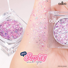 Odbo Phấn Mắt Nhũ Kim Tuyến Pop It Wink Eyes Bền Màu 1.8g