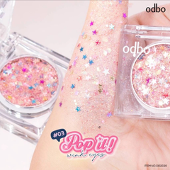 Odbo Phấn Mắt Nhũ Kim Tuyến Pop It Wink Eyes Bền Màu 1.8g