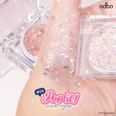 Odbo Phấn Mắt Nhũ Kim Tuyến Pop It Wink Eyes Bền Màu 1.8g
