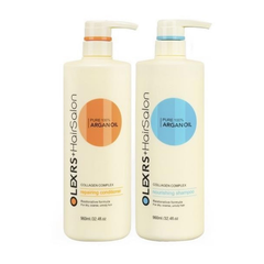 Olexrs Bộ Dầu Gội Xả Argan Oil Collagen Hair Salon - 960ml