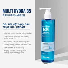 Pretty Skin Gel Rửa Mặt Multi Hydra B5 Purifying Foaming Gel 300ml