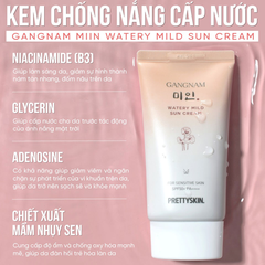 PrettySkin Kem Chống Nắng Gangnam Watery Mild Suncream 50ml