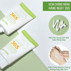 PrettySkin Kem Chống Nắng The Pure Jeju Cica 365 Mild Sun Cream SPF 50+ PA++++