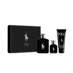 Ralph Lauren Polo BLACK EDT 125ml + 40ml + Gel Cạo Râu - Giftset