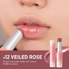 DL 03/2027 - Romand Glasting Melting Balm 3.5g  - 12 Velled Rose HOT