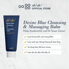 Sáp Tẩy Trang Oh! Oh! Divine Blue Cleansing & Massaging Balm 150ml