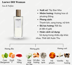 Loewe 001 Woman Eau De Parfum - 10ml