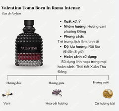 Valentino Uomo Born In Roma Intense EDP - 10ml