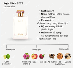 Roja Parfums Elixir Pour Femme Parfum Cologne - 10ml