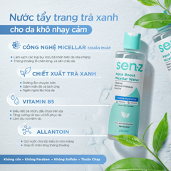 Senz Nước Tẩy Trang  Aqua Boost Micellar Water - 250ml