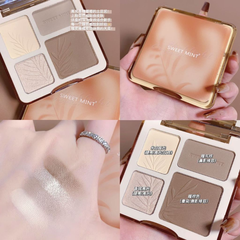 SWEET MINT Bảng Tạo Khối 4 ô Highlight Contour  - #02