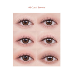 Too Cool For School Set Màu Mắt Blending Eyes kèm cọ - 03 Coral Brown
