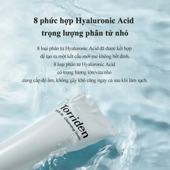 Torriden Sữa Rửa Mặt Dưỡng ẩm, Tạo Bọt Dive In Low Molecular Hyaluronic Acid Cleansing Foam 150ml