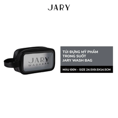 TÚI ĐỰNG MỸ PHẨM TRONG SUỐT JARY WASH BAG SIZE M - MÀU ĐEN