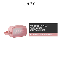 TÚI ĐỰNG MỸ PHẨM TRONG SUỐT JARY WASH BAG SIZE S - MÀU ĐEN