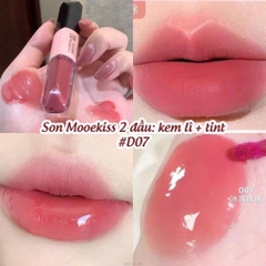 Mooekiss Son Kem Hai Đầu Dual Effect Lip Gloss - D07