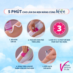 Veet Kem Tẩy Lông Pure Hair Removal Cream