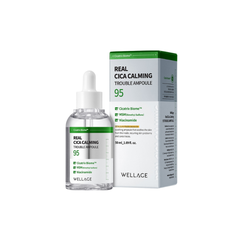 DL 1/2027 - Wellage Real Cica Calming 95 Trouble Ampoule 50ml