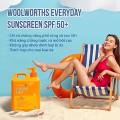 Woolworths Kem Chống Nắng spf50+ Everyday lotion 1000ml