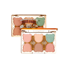 Xixi Phấn Mắt Work Bears 6 Color Eyeshadow Pallete