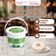 Sô-cô-la CompoundChocoDipping Trắng W098 - 1kg_ 4024617