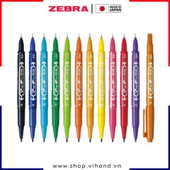 Viết lông dầu Zebra MO120 - 2 Đầu đánh dấu lên mọi chất liệu