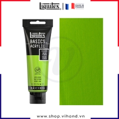Màu vẽ đa chất liệu Liquitex Basics Acrylic Lime Green #222 – 118ml (4Oz)