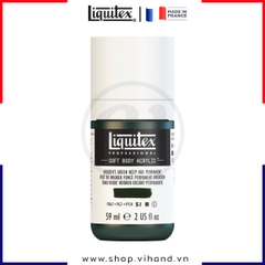 Màu acrylic vẽ vải cao cấp Liquitex Soft Body 225 Hooker’s Green Deep Hue Permanent - 59ml (2Oz)