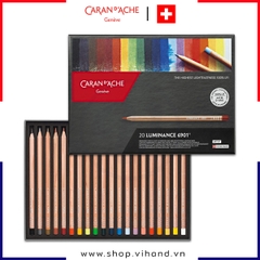 Bộ bút chì màu Caran d'Ache Luminance - 20 màu