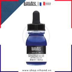 Mực acrylic cao cấp Liquitex Professional Acrylic Ink 316 Phthalocyanine Blue Green Shade - 30ml (1Oz)