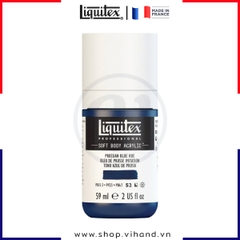 Màu acrylic vẽ vải cao cấp Liquitex Soft Body 320 Prussian Blue Hue - 59ml (2Oz)