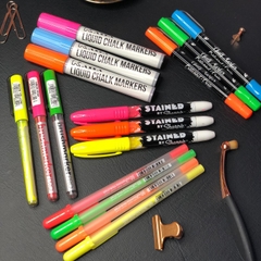 Bút vẽ vải giặt không phai màu, ngòi cọ Sharpie Stained