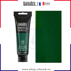 Màu vẽ đa chất liệu Liquitex Basics Acrylic Green Deep Permanent #350 – 118ml (4Oz)