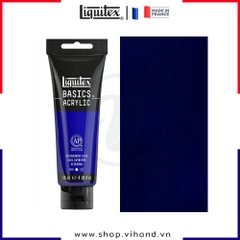 Màu vẽ đa chất liệu Liquitex Basics Acrylic Ultramarine Blue #380 – 118ml (4Oz)