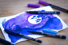 Bút lông màu nước vẽ nghệ thuật Sakura Koi Coloring Brush Pen - Ngòi cọ